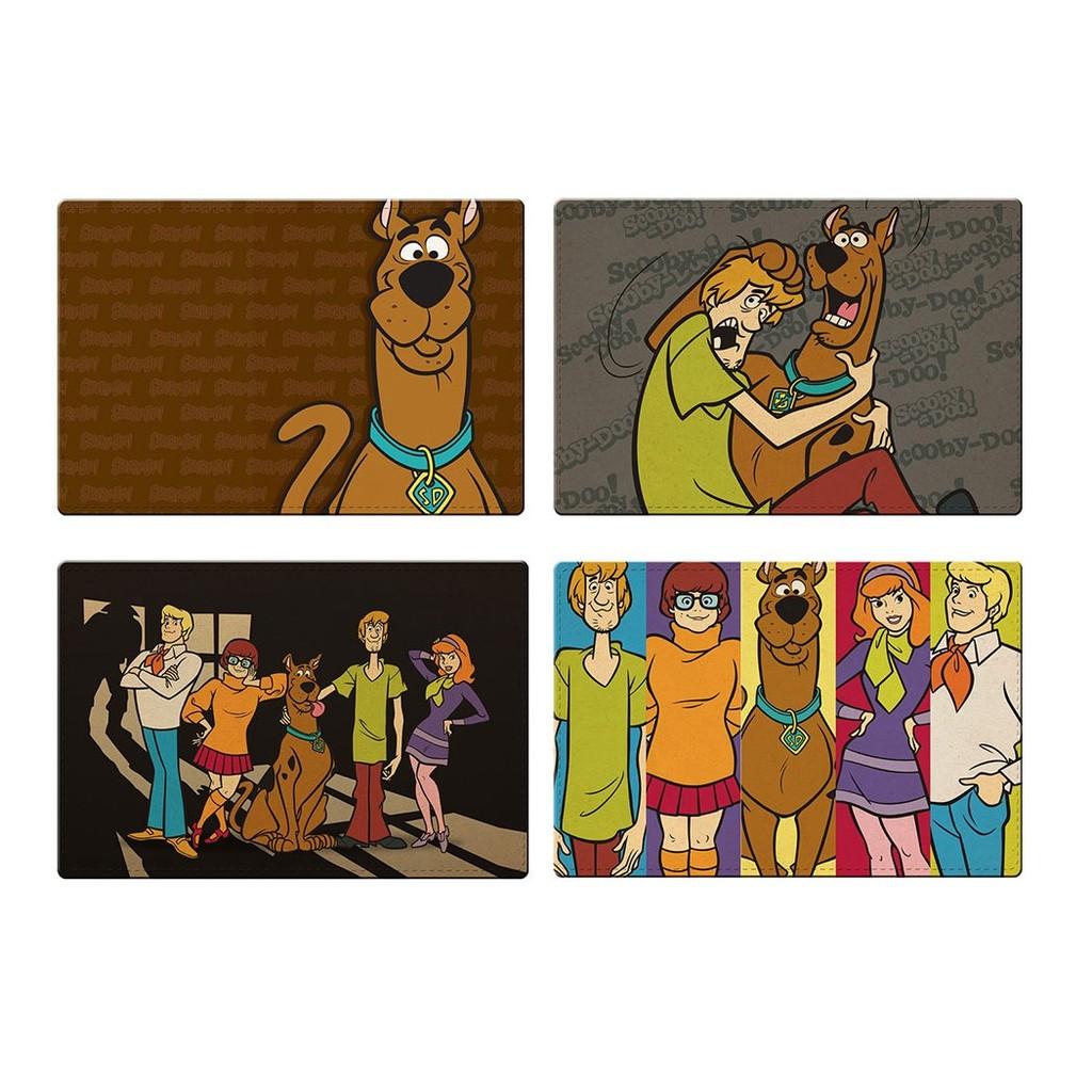 SET C/4 JOGOS AMERICANOS PVC HB SCOOBY ALL FUN CARACTHERS COLORIDO