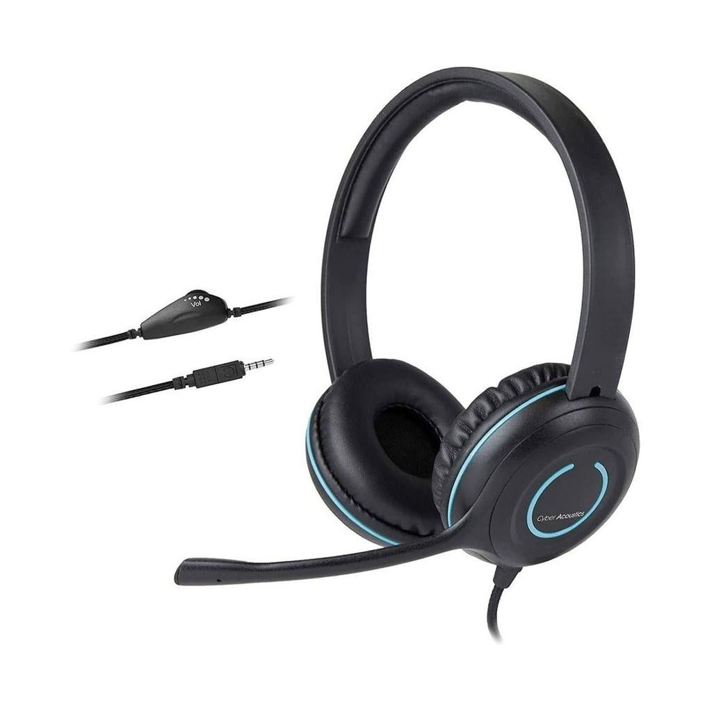 Headset estéreo com Plugue P2 e saída única de cabo