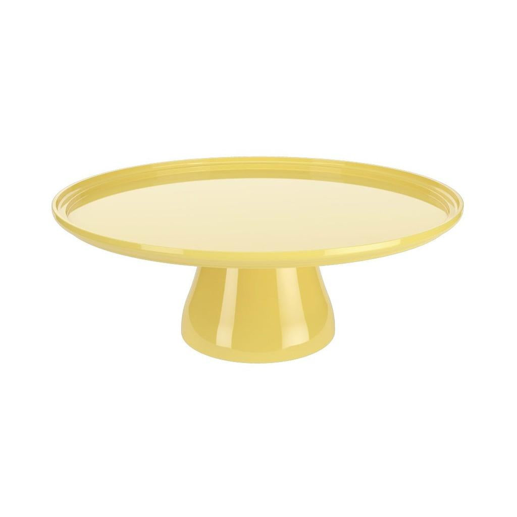 Boleira grande Cake 32 x 32 x 11,6 cm - Amarela Coza