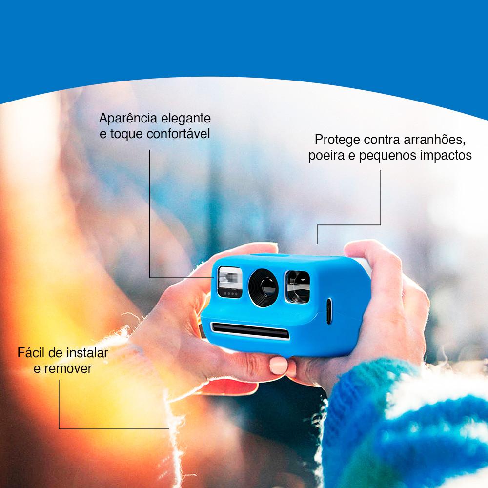 Capa De Silicone Para Câmera Polaroid Go Proteção Com Estilo E Praticidade