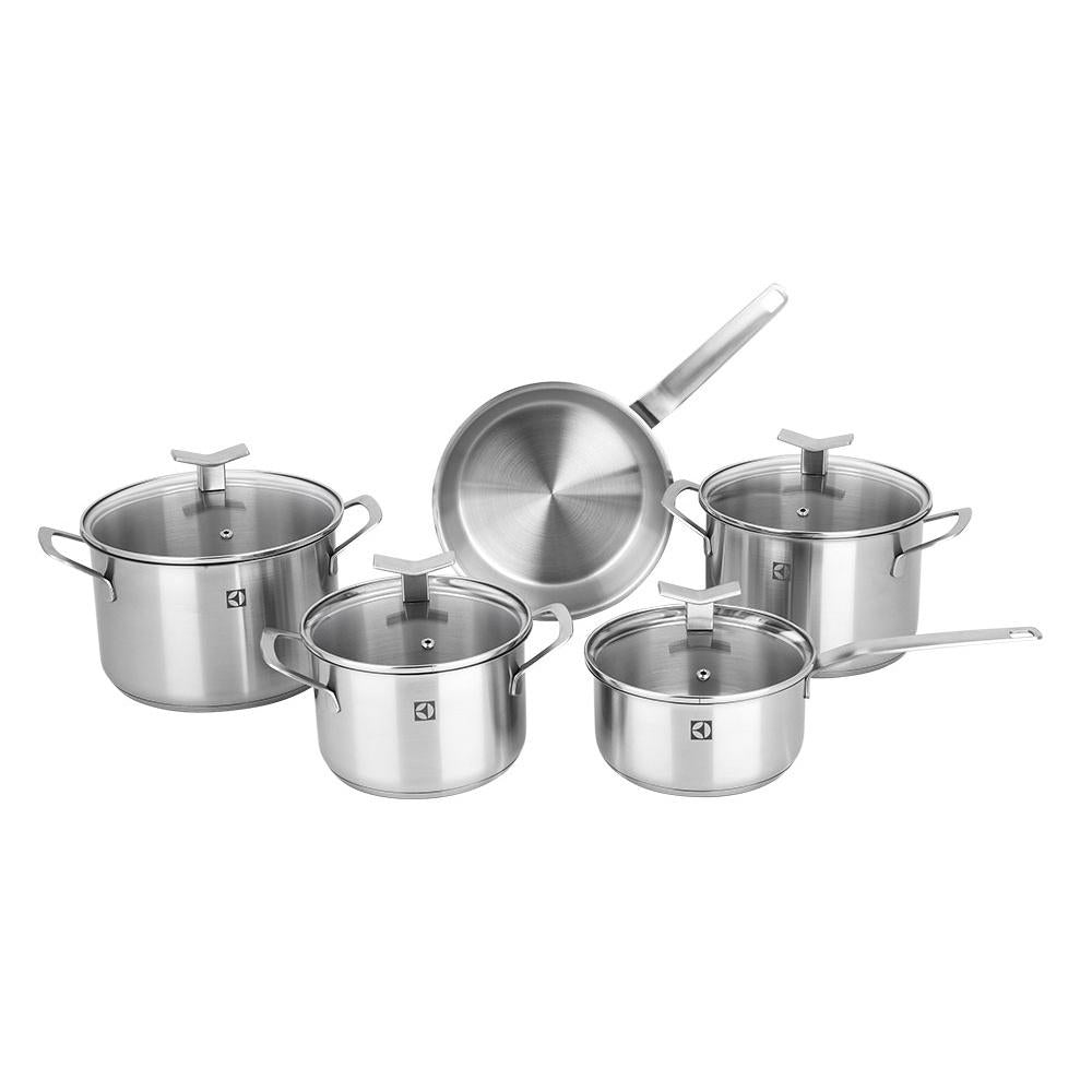 Conjunto de Panelas Inox 5 peças Electrolux