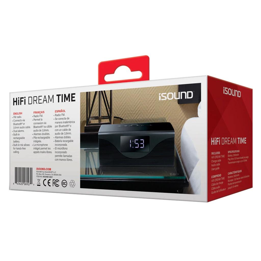 Rádio Relógio e alto-falante estéreo Bluetooth HIFI Dream Time