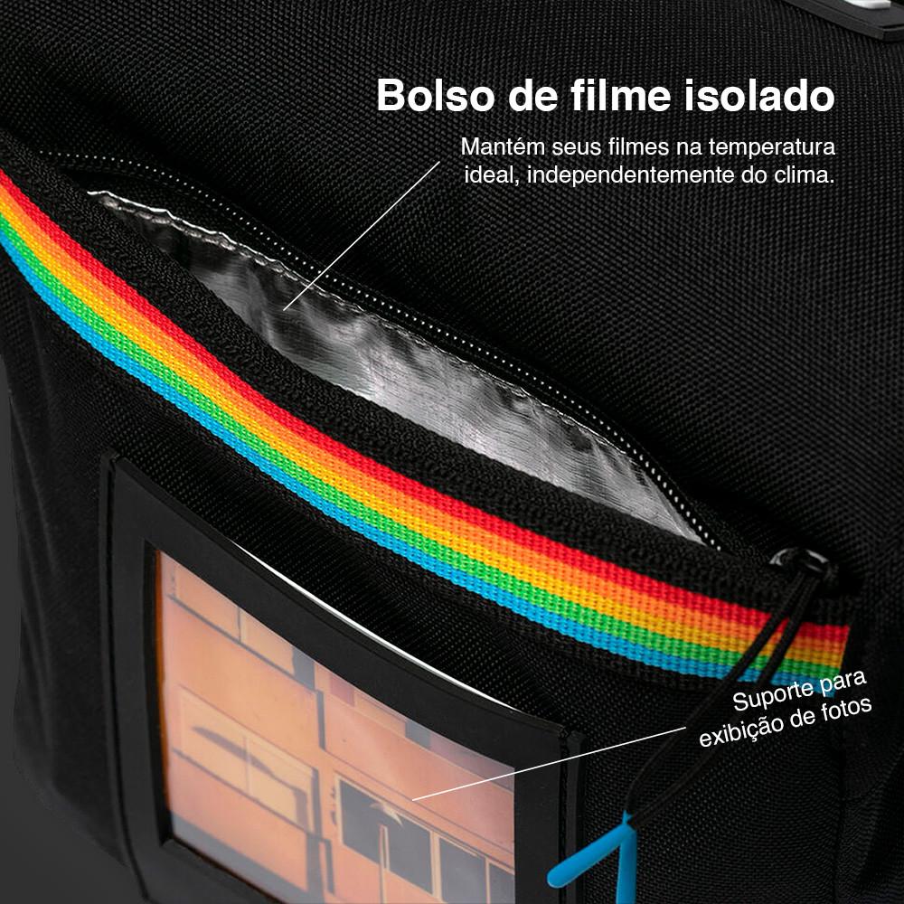 Bolsa Para Câmeras Polaroid Modelo Go Com Exibição Lateral E Estilo
