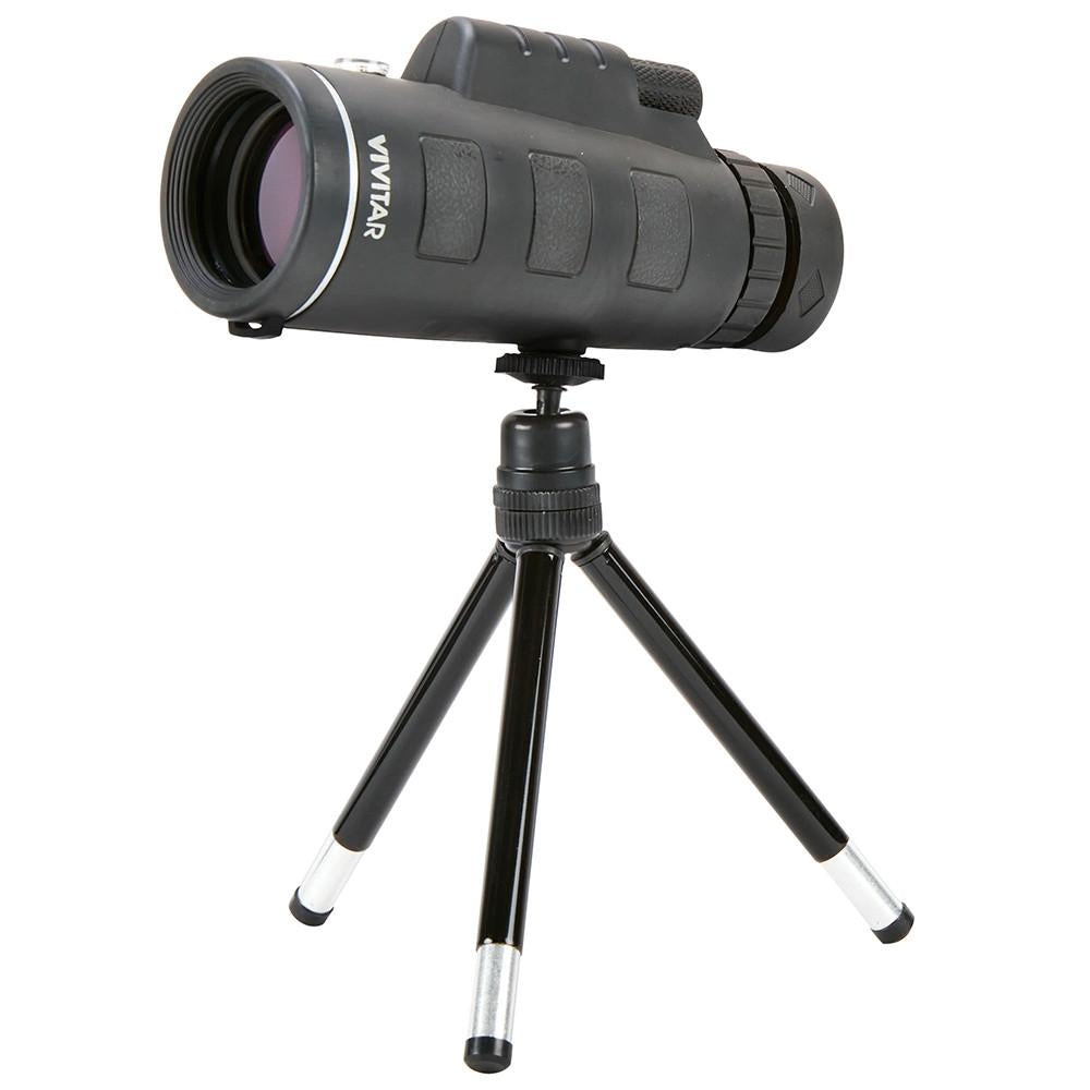 Luneta 10x40 mm com adaptador para Smartphone