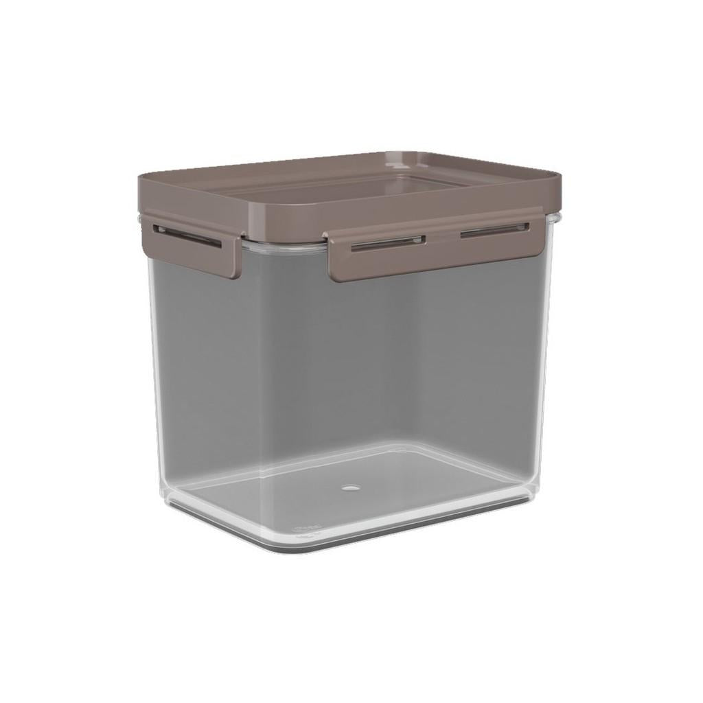 Pote Hermético Flap 19 x 14 x 15,7 cm 2,2 L - Cinza