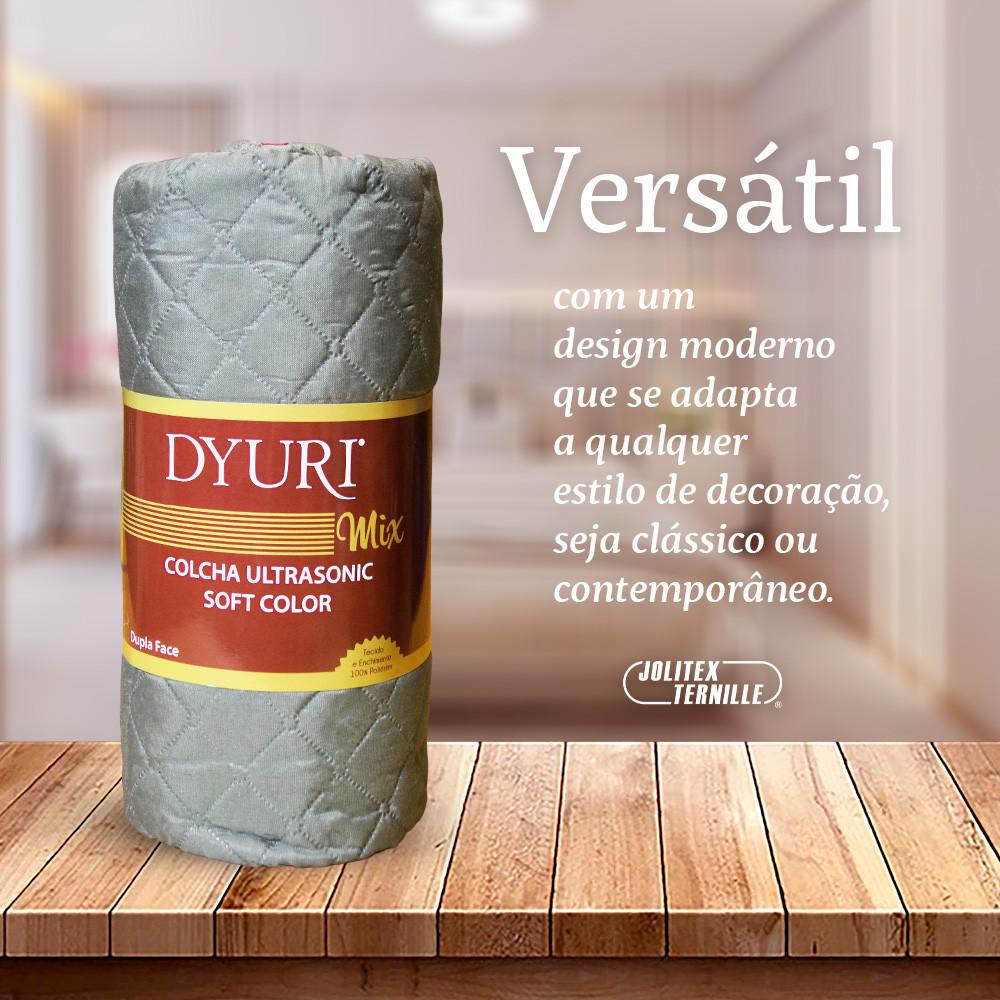 Colcha Queen Dyuri Com Toque De Sofisticação E Conforto E Porta Travesseiro