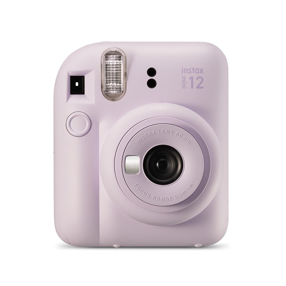 Câmera instantânea Fujifilm Instax Mini 12 Lilás Candy c/ Bolsa StreamLine 100
