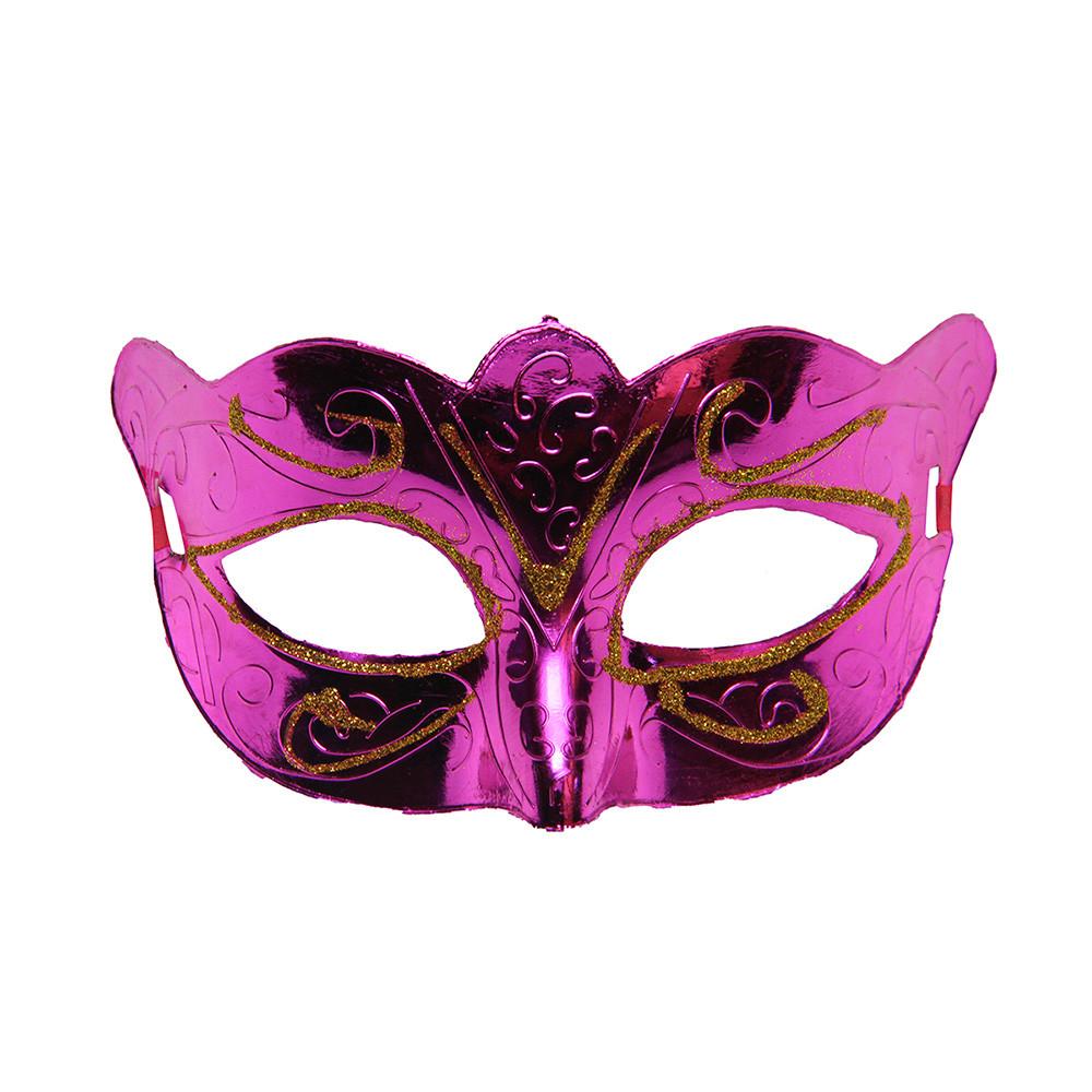 Máscara Adulto Carnaval 17Cm Mistério E Diversão Silver Festas