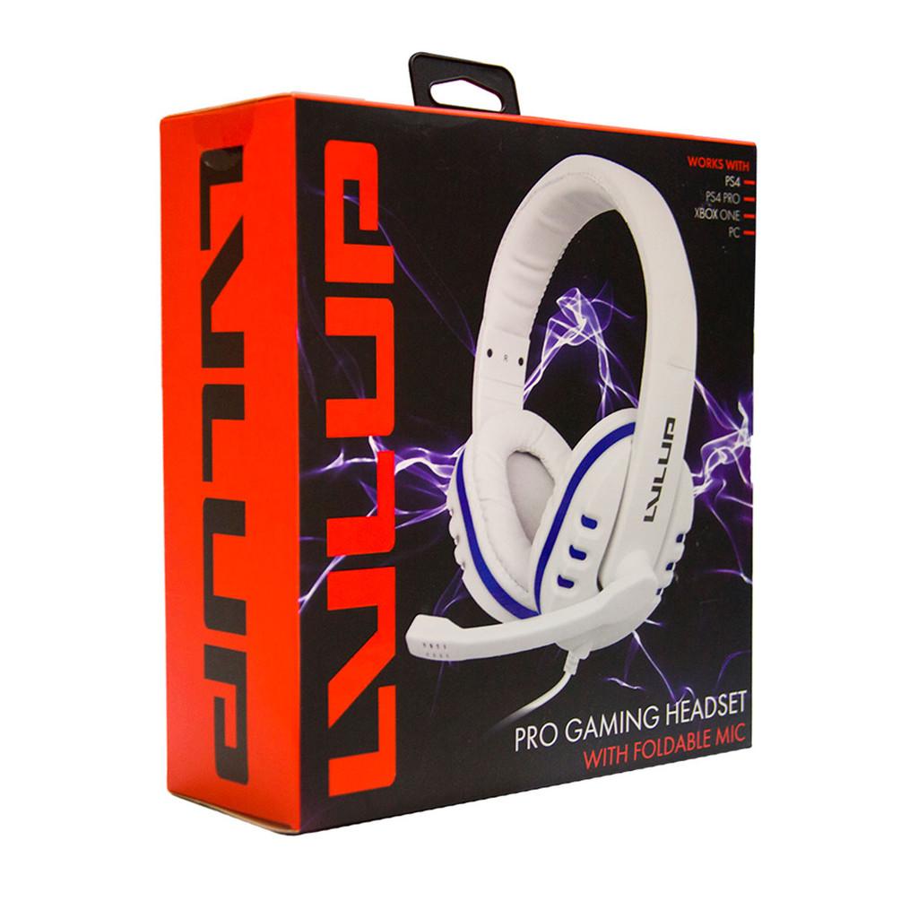 Pro Gaming Headset Level UP para PS5, Xbox1, Switch, PC e Mobile - Cor Branca