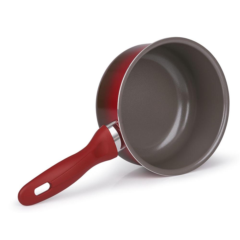 Conjunto de Panelas Brinox 5 peças Smart Vermelha