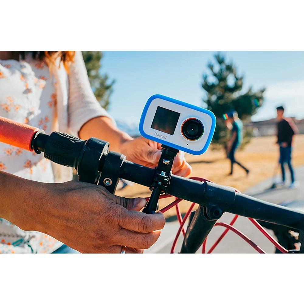 Câmera de ação Wi-Fi de tela dupla Polaroid 4K esportiva à prova d´água