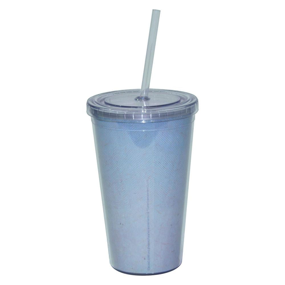 Copo Plástico Com Tampa E Canudo Hb Tom And Jerry Mad Face