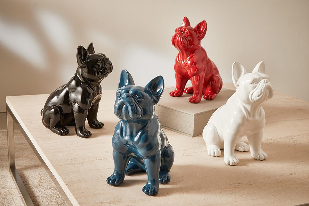 Escultura cachorro em poliresina