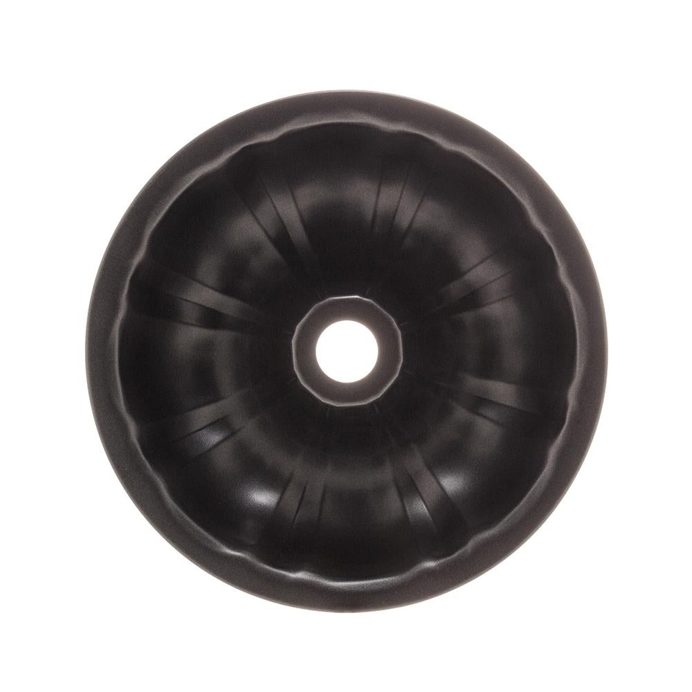 Forma para Bolo com furo antiaderente de aço carbono 24x6cm