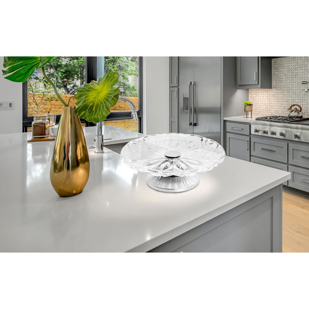 Prato de aço inox para bolo Louise 31cm