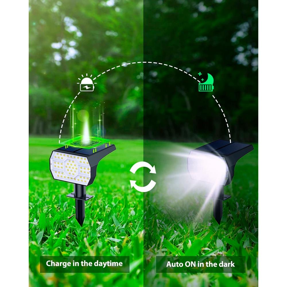 Conjunto 6 Luminárias LED energia Solar para uso externo