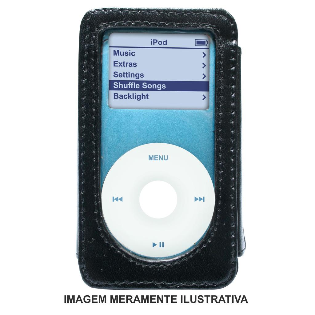 Estojo em couro para iPod Mini