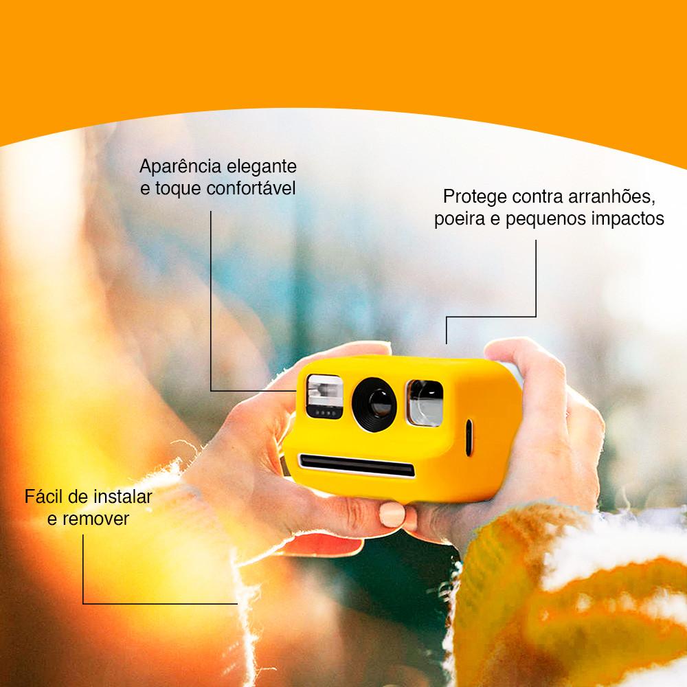 Capa De Silicone Para Câmera Polaroid Go Proteção Com Estilo E Praticidade