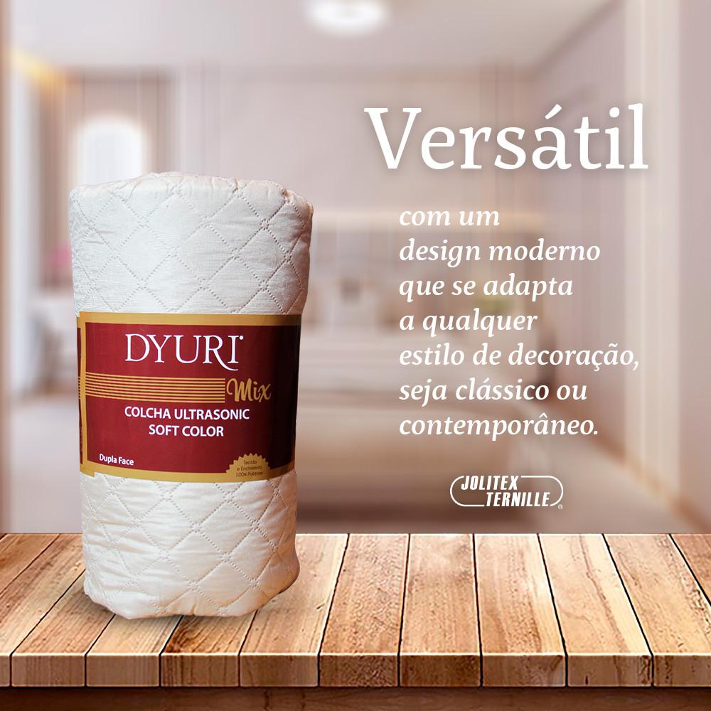 Colcha Queen Dyuri Com Toque De Sofisticação E Conforto E Porta Travesseiro