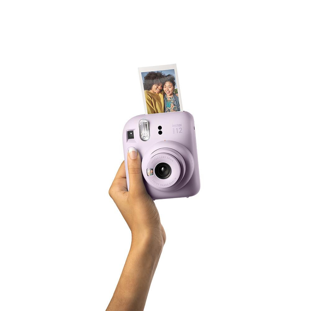 Câmera instantânea Fujifilm Instax Mini 12 Lilás Candy c/ Bolsa StreamLine 100