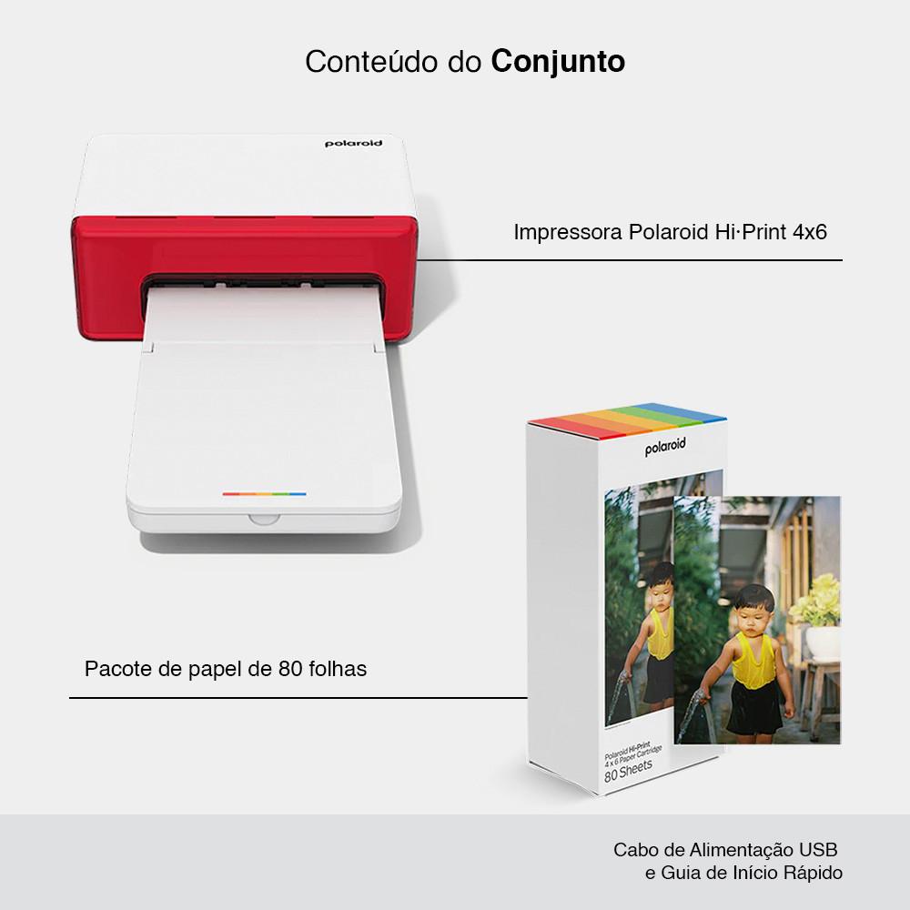 Impressora Polaroid Hi-Print 4x6 Fotos De Qualidade Em Casa