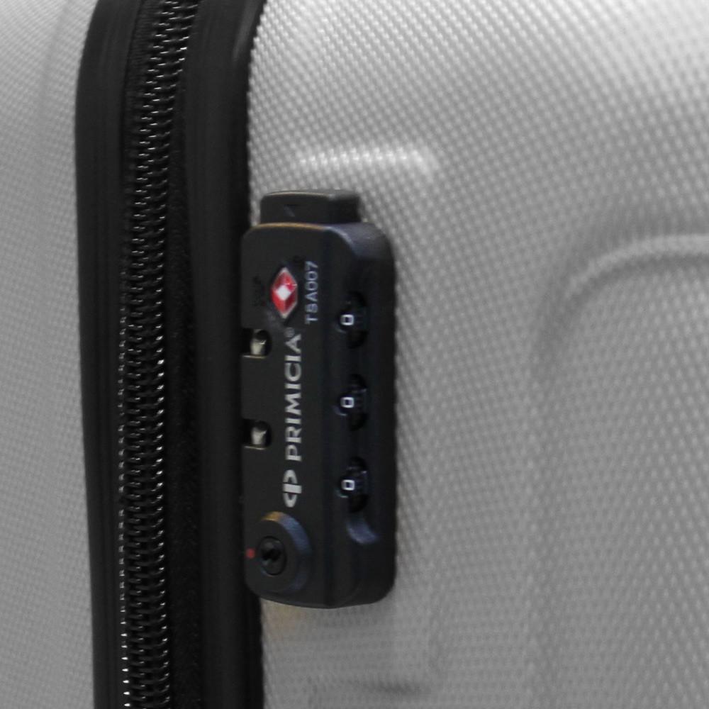 Mala viagem Primicia ABS Giro 360° Grande - Prata