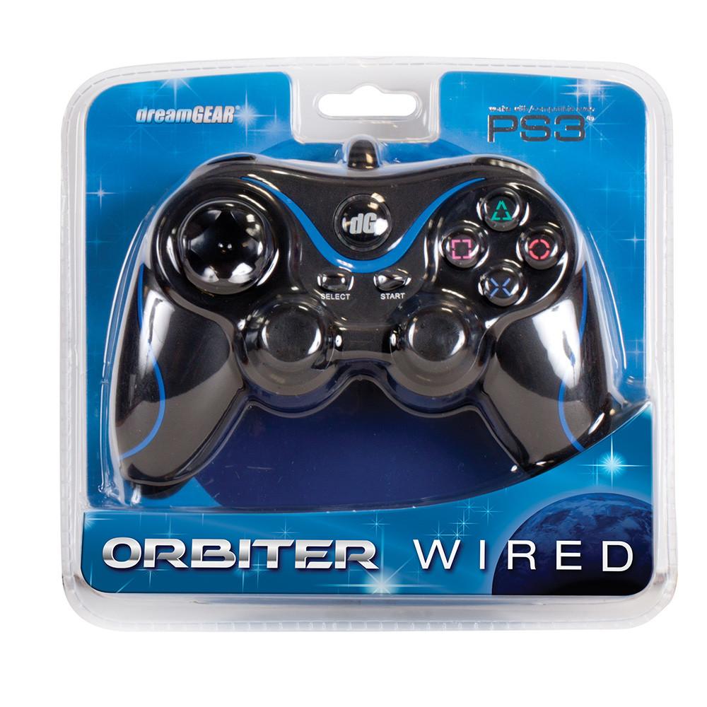 Controle remoto com fio Orbiter para PS3