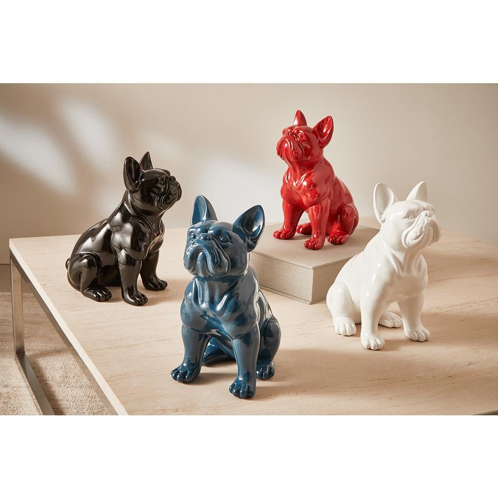 Escultura cachorro em poliresina