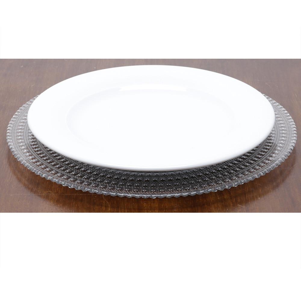Sousplat de vidro Allure 33cm