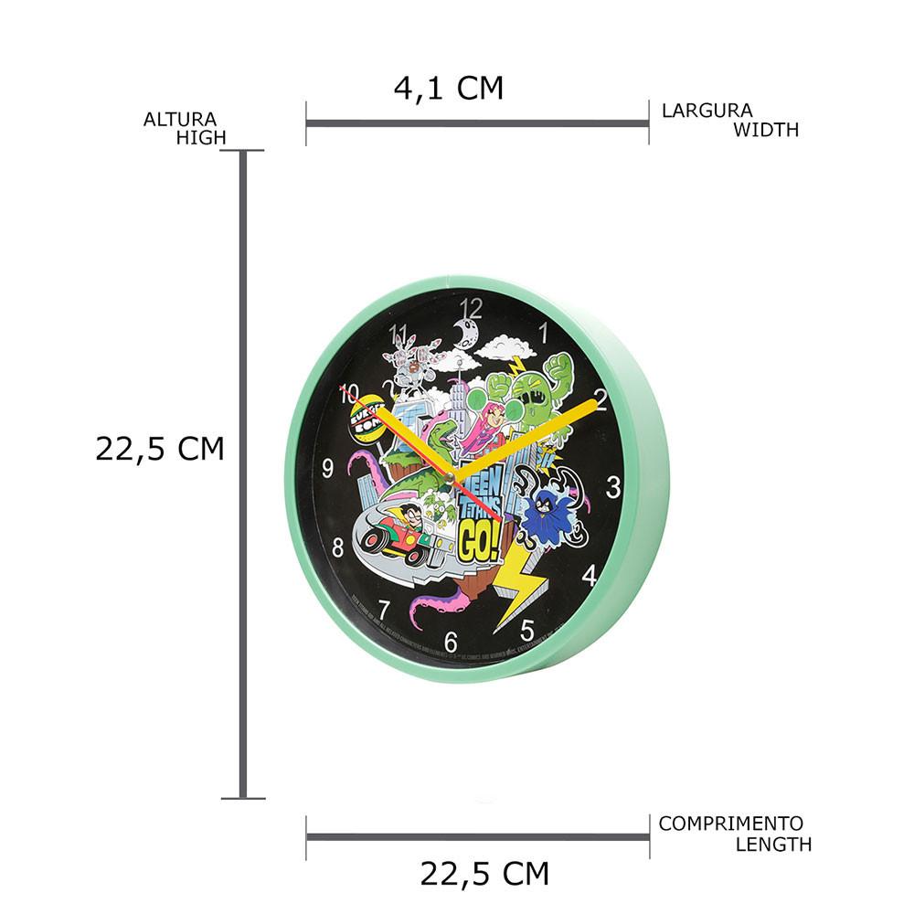 Relógio de Parede Teen Titans 22,5 x 4,1 x 22,5 Cm