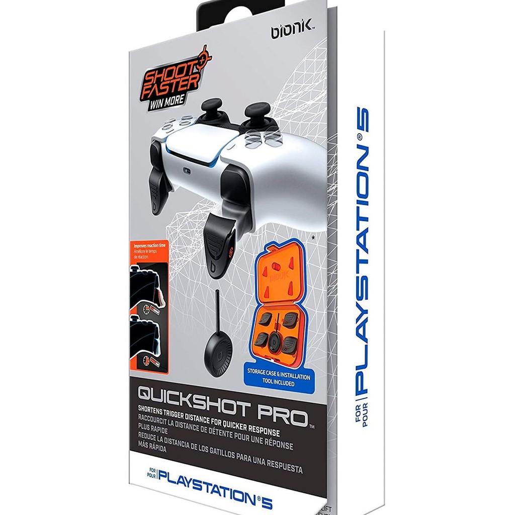 Gatilho para rápido disparo com textura e personalizado para PS5