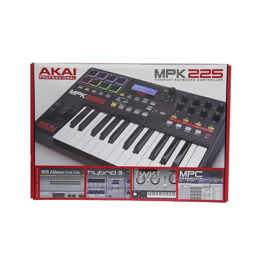 Teclado Controlador 25 Teclas USB-MIDI e 8 Pads