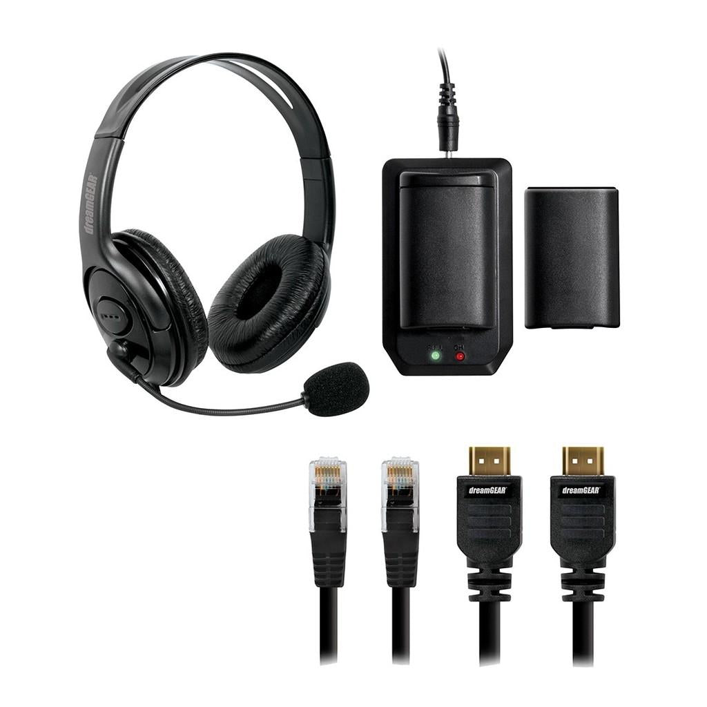 Kit contendo 5 acessórios para Microsoft XBOX360