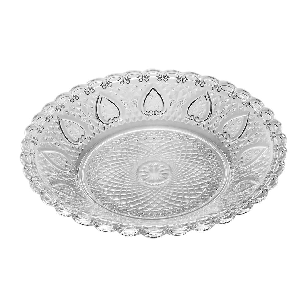 Centro de mesa de vidro king 30cm