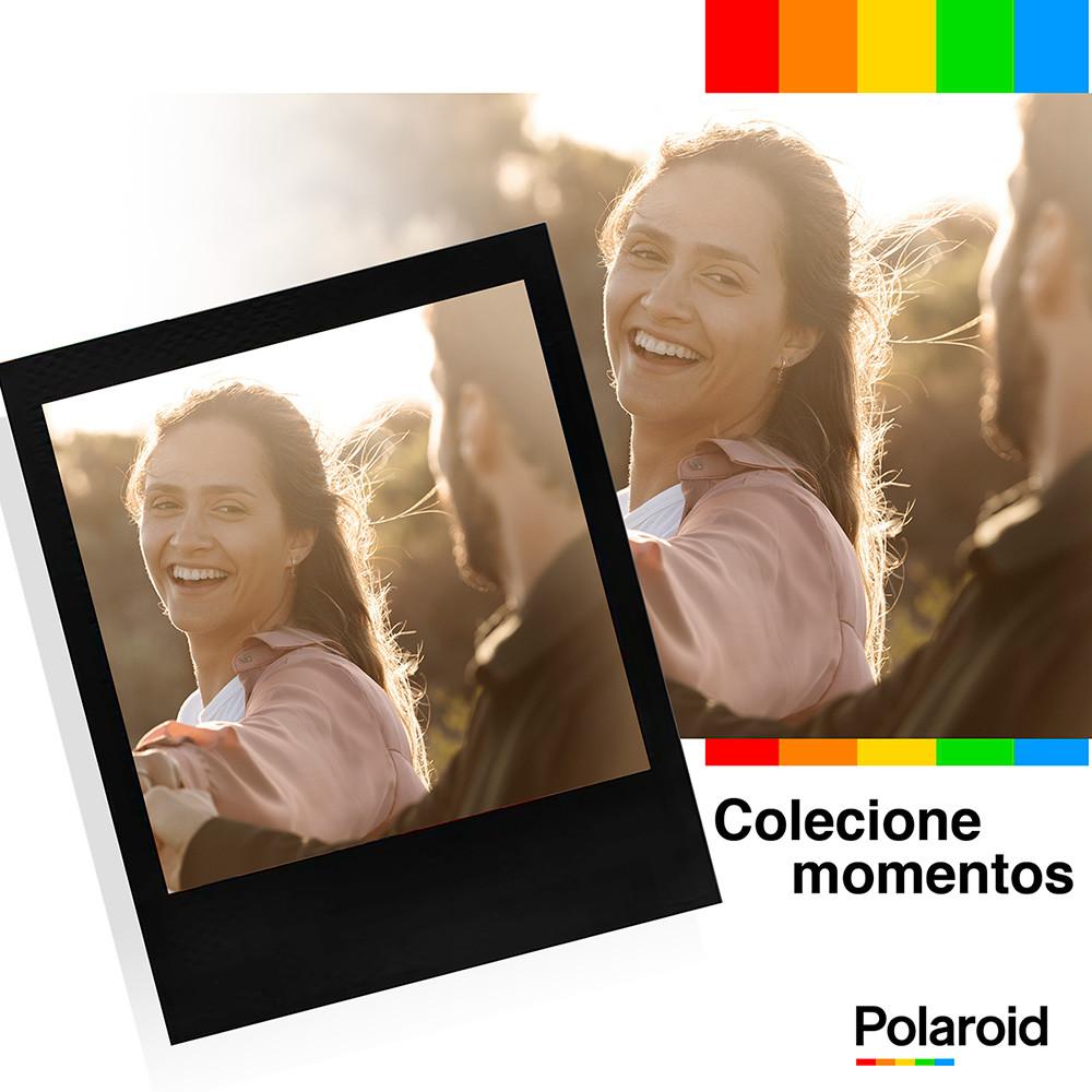 Pacote Filme Polaroid Go Color Moldura Preta Com 16 Fotos