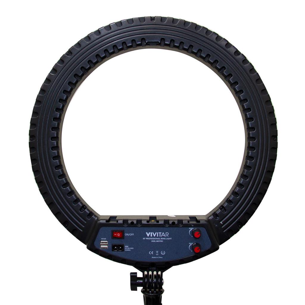Ring Light de 18 polegadas 5.200 Lumens - Tripé + Suporte +Controle