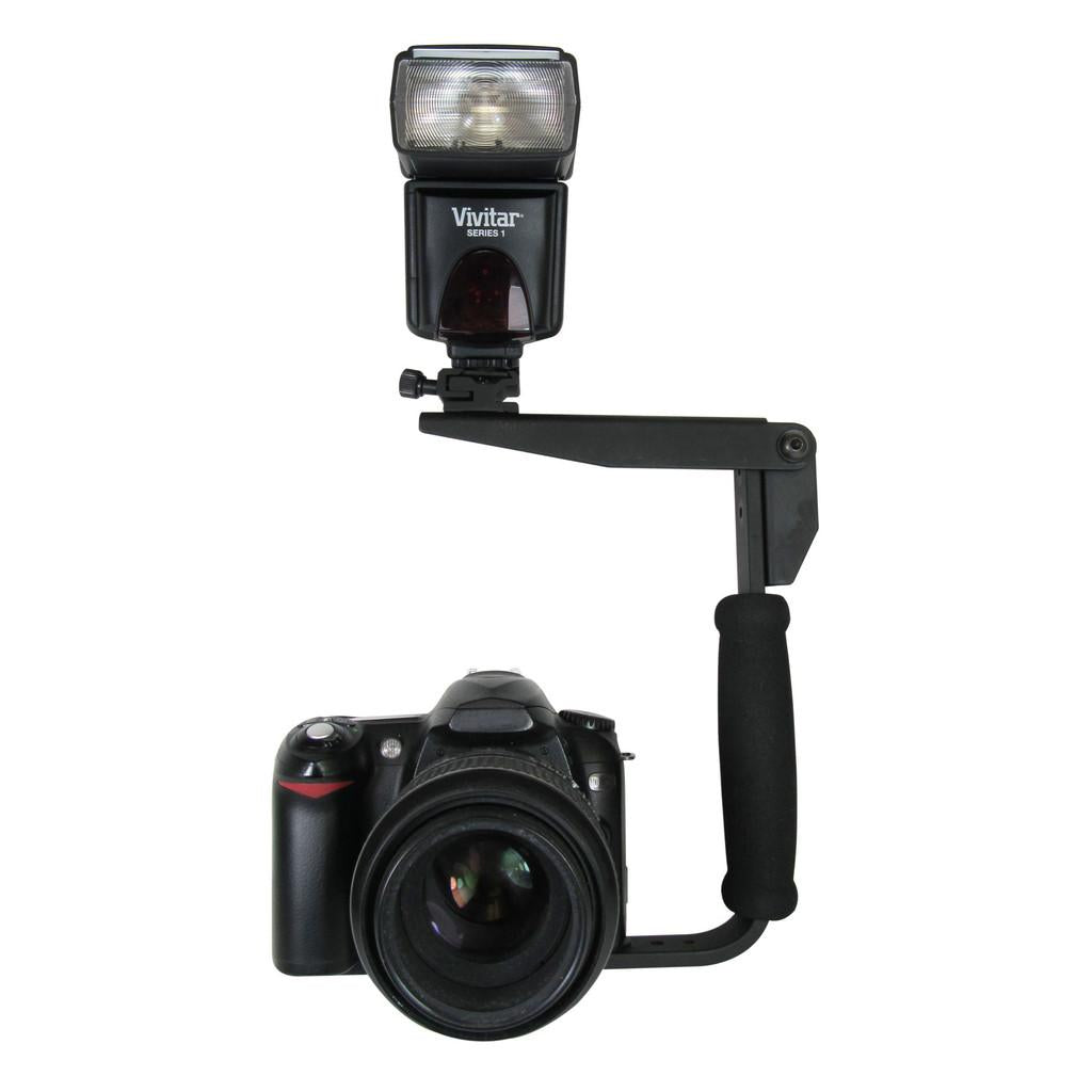 Suporte de Flash para filmadora ou câmera digital SLR