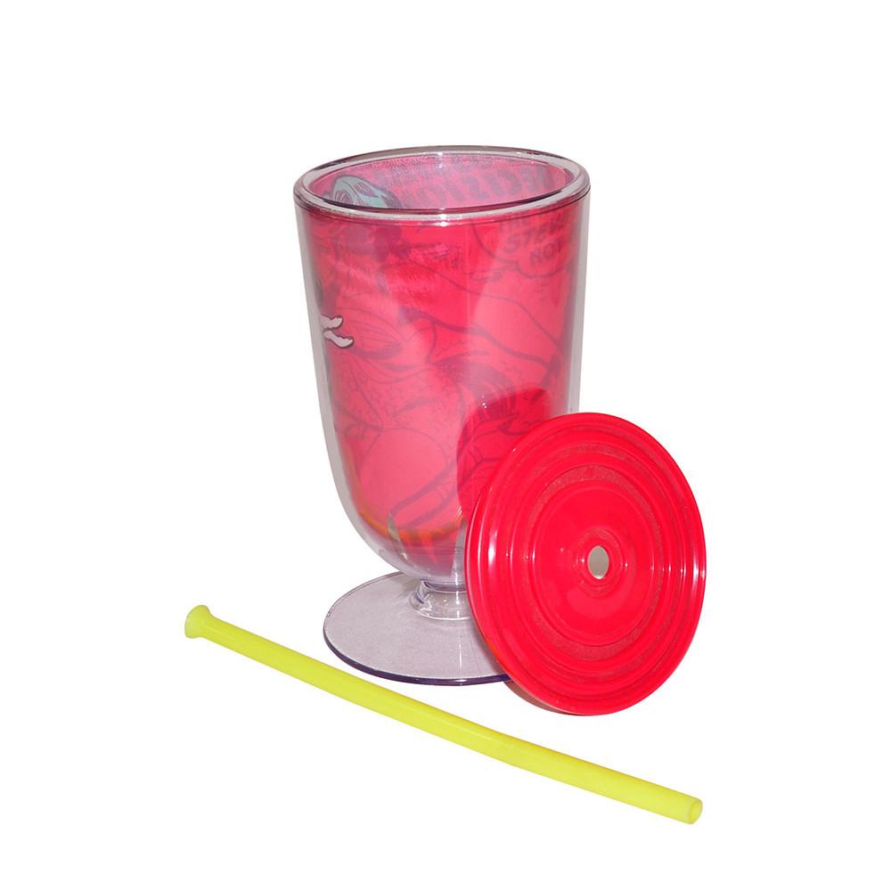 Taça Acrílica Dco Ww Super Powers Fd Vermelha