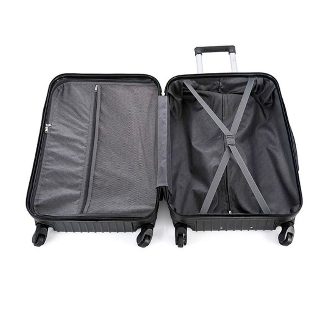 Mala Macaíba Pequena Preta e Travesseiro de pescoço