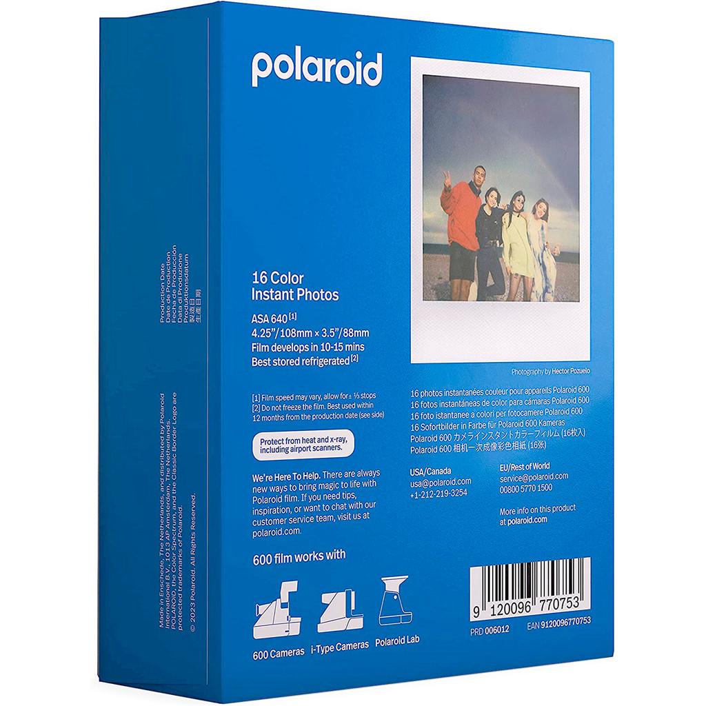 Pacote com 16 fotos instantâneas originais Polaroid Color 600