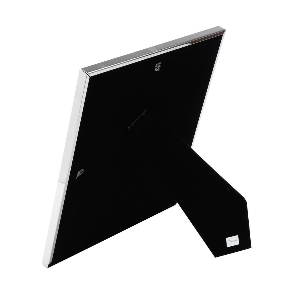 Porta-retrato em aço prateado 10x15cm