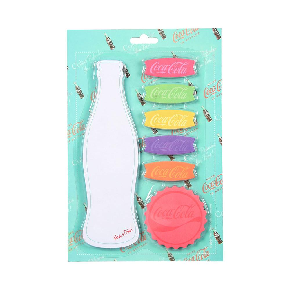 Bloco de Notas C/ Adesivo Coca-Cola Contour Bottle
