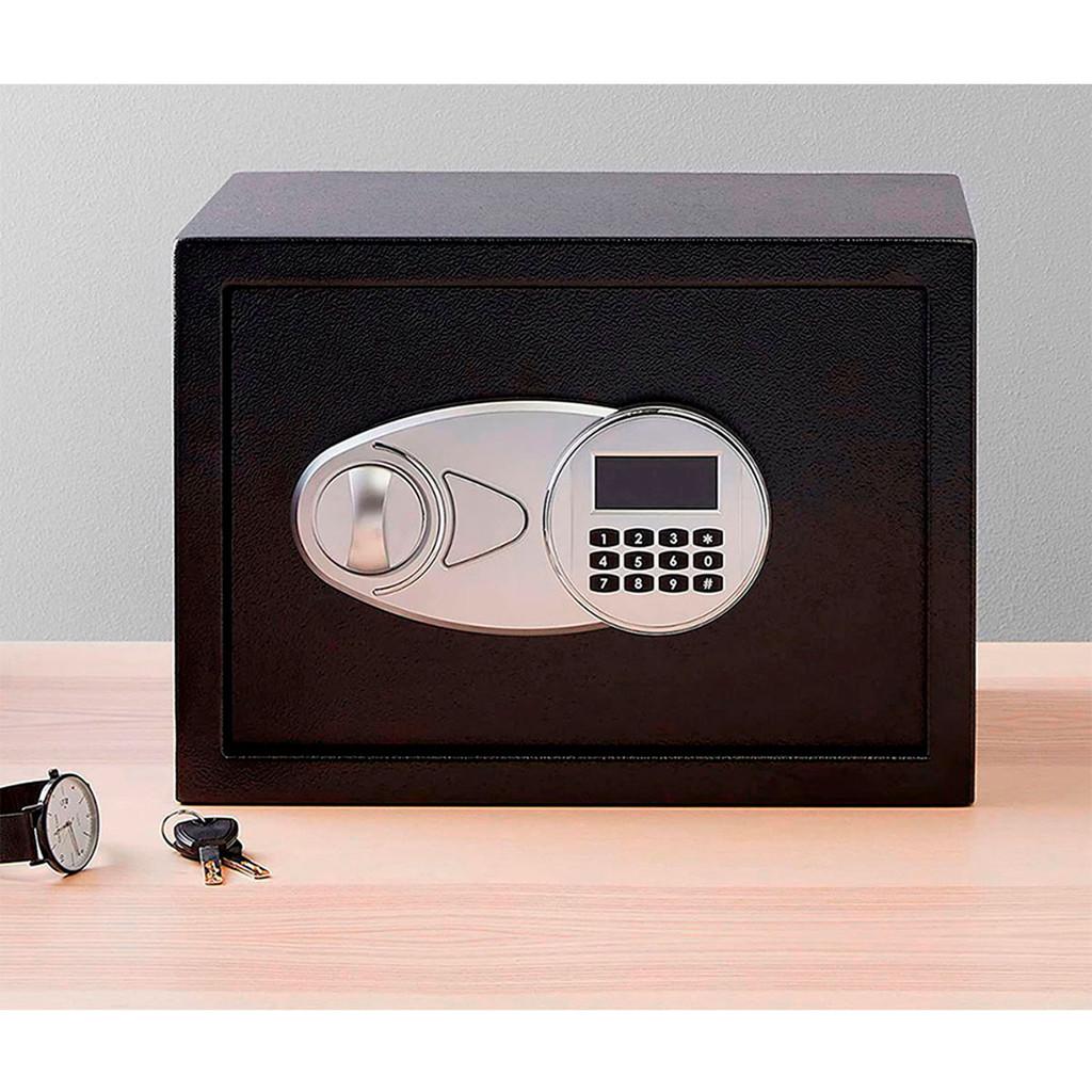 Cofre Digital em Aço com senha e divisória removível - 14 L + Porta-Joias em acrílico