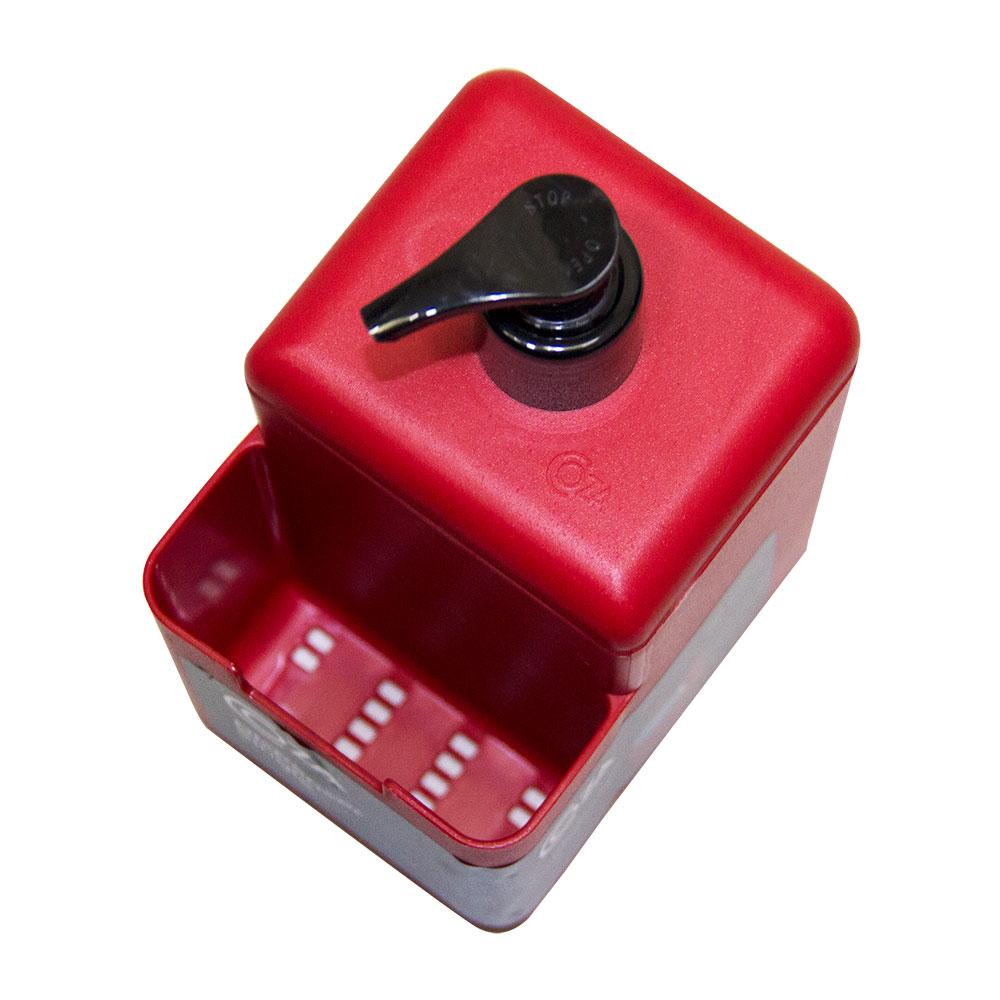 Dispenser Single 500ml Coza 8 x 10,5 x 18,2 cm - Vermelho Bold Coza