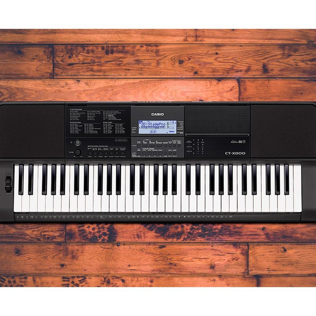 Teclado eletrônico Musical Casio com 61 teclas - Preto
