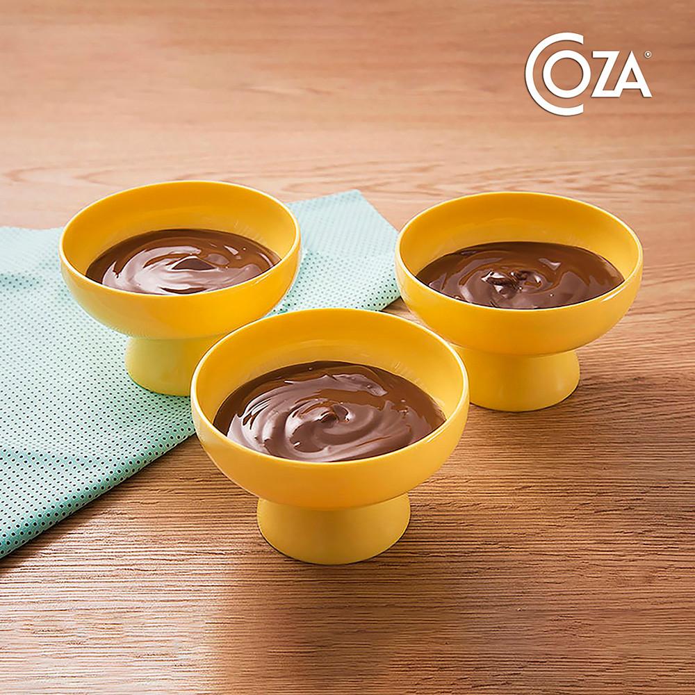 Taça Cake 11,6 x 11,6 x 7,2 cm 250 ml - Amarela Coza