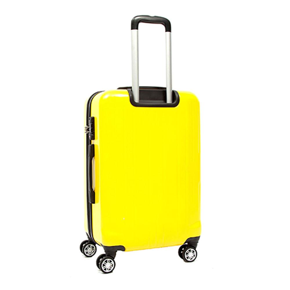 Mala viagem Primicia Abu Dhabi ABS Rodas duplas 360° Pequena - Amarela