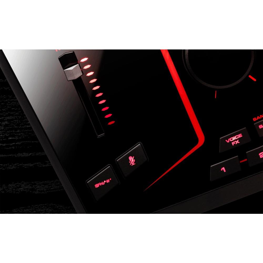 Interface DJ USB com efeitos de voz e iluminação