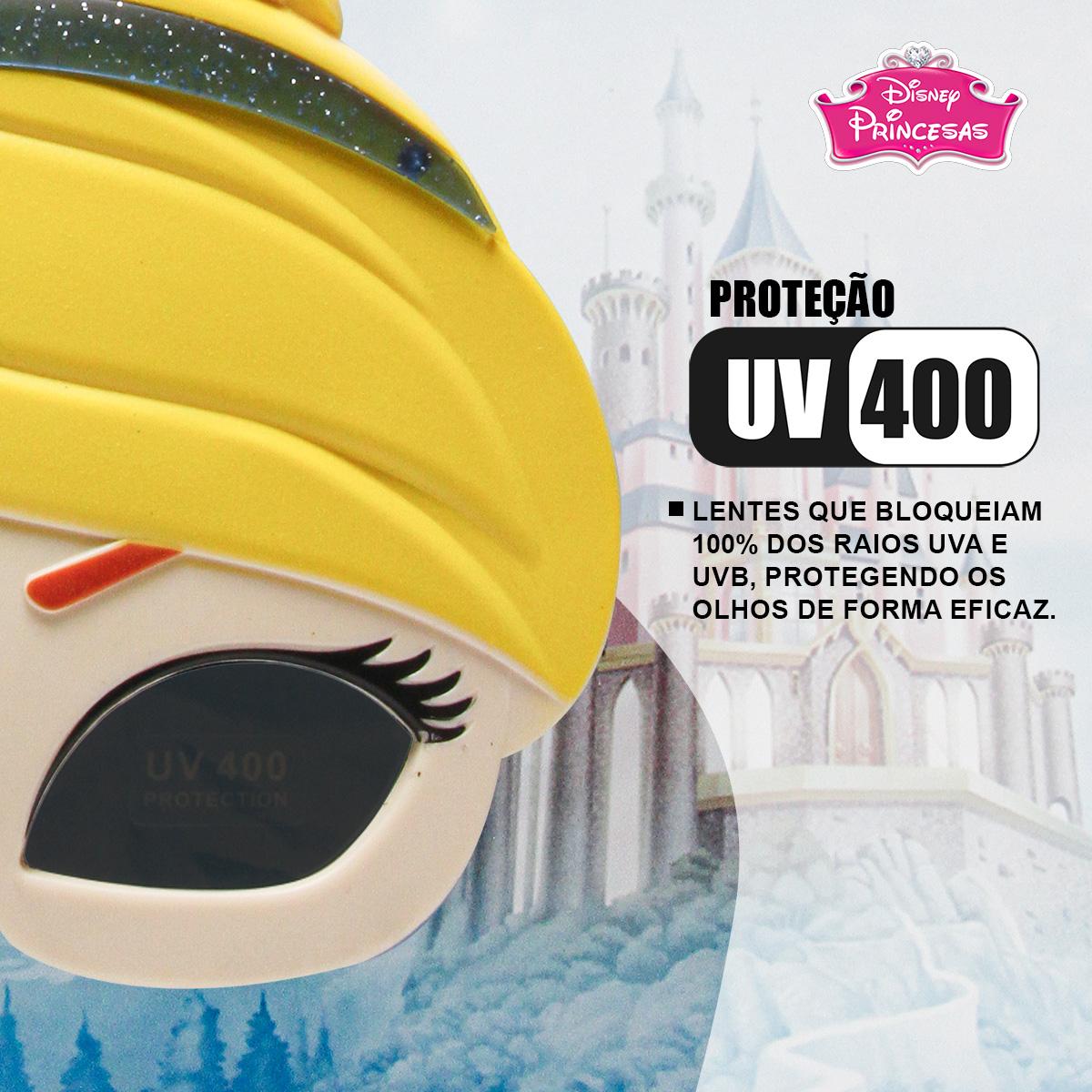 Óculos De Sol 3d Princesas Uv400 Proteção E Estilo Toyng