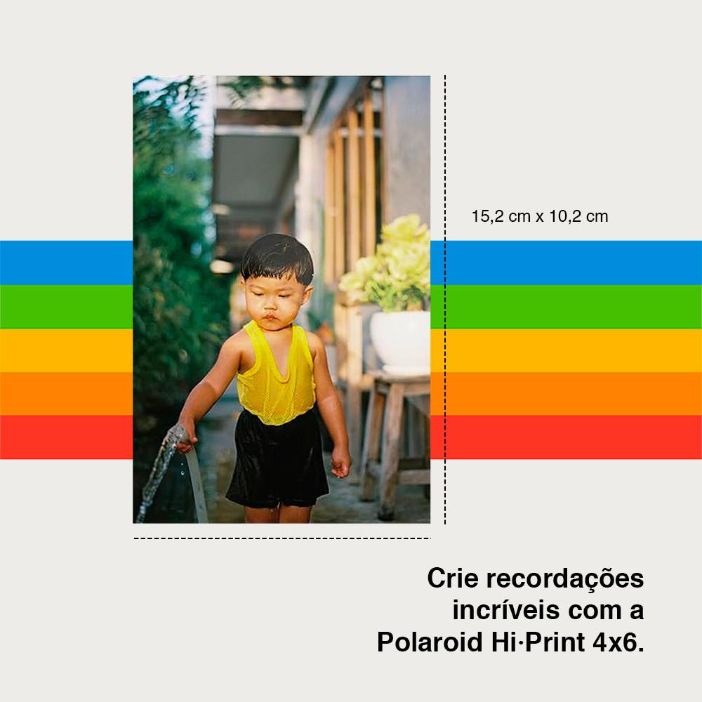Impressora Polaroid Hi-Print 4x6 Fotos De Qualidade Em Casa
